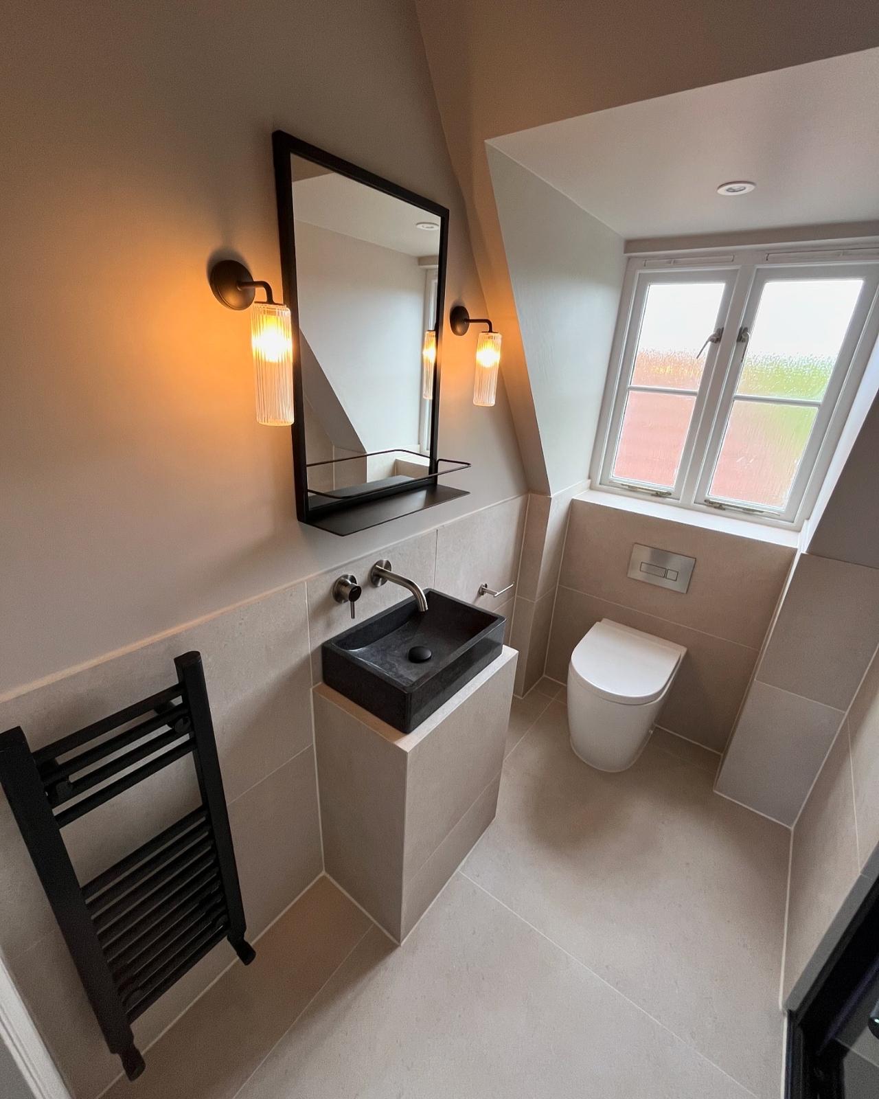 Loft Cloakroom — completed by Chelmsford Plumbing Services Ltd