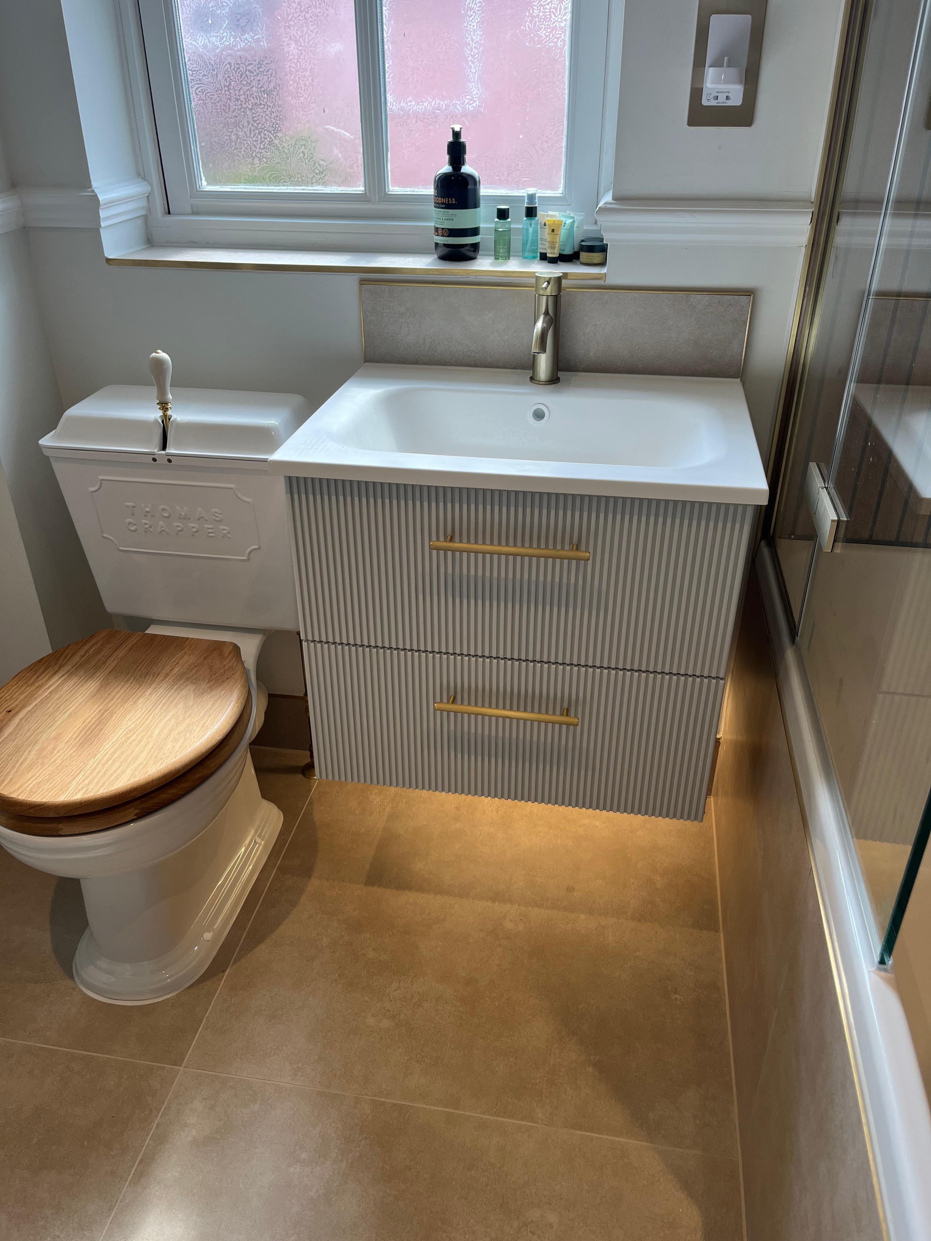 Traditional Cloakroom — completed by Chelmsford Plumbing Services Ltd